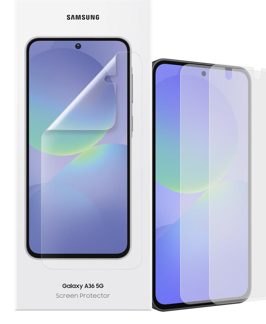 Samsung Displayschutzfolie – für Samsung Galaxy A36 5G, Anti-Fingerprint, Kratzresistent, Transparent