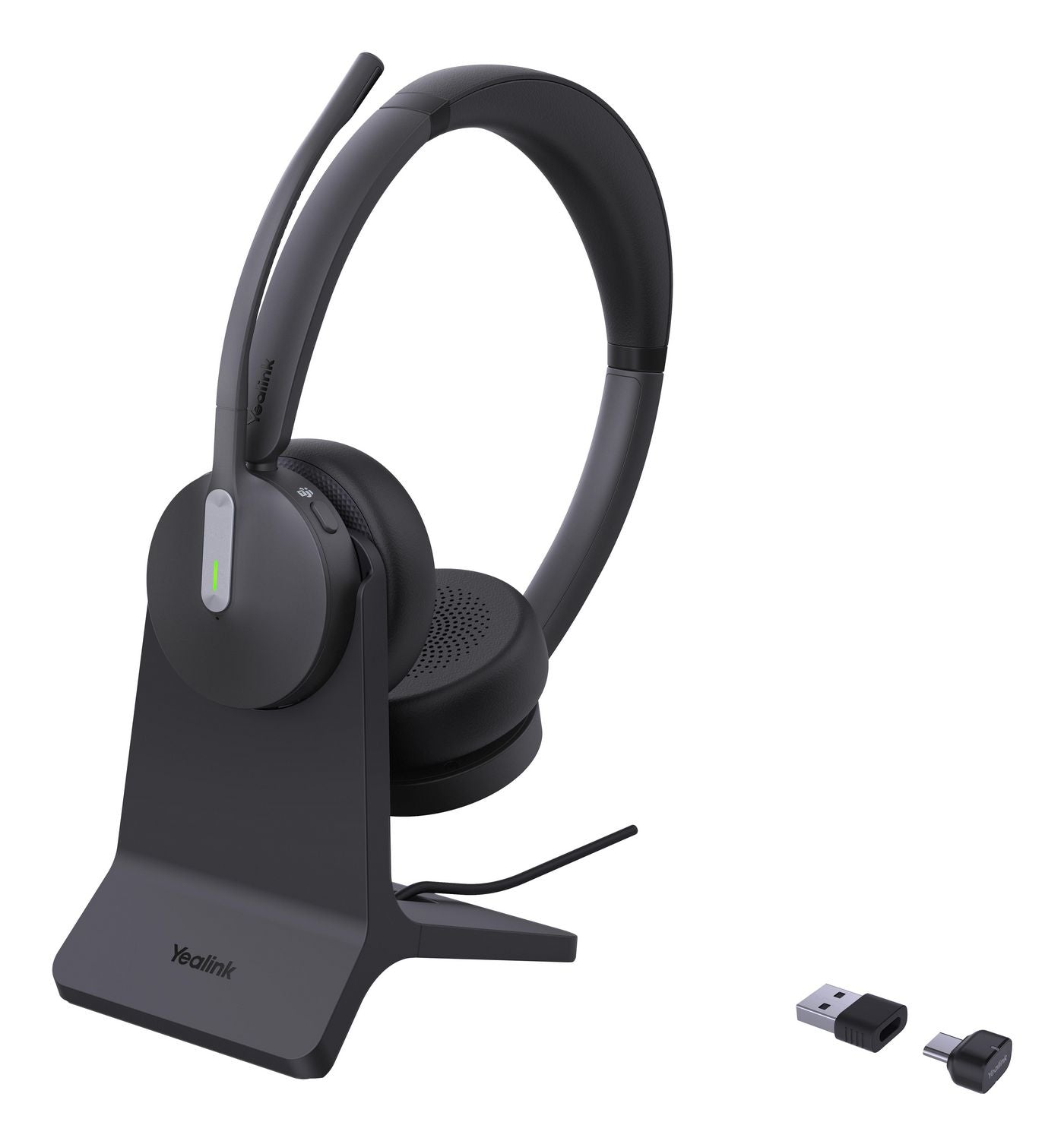 Yealink BH70 Dual mit Ständer – Duo-Headset – USB‑C/USB‑A – für Microsoft Teams