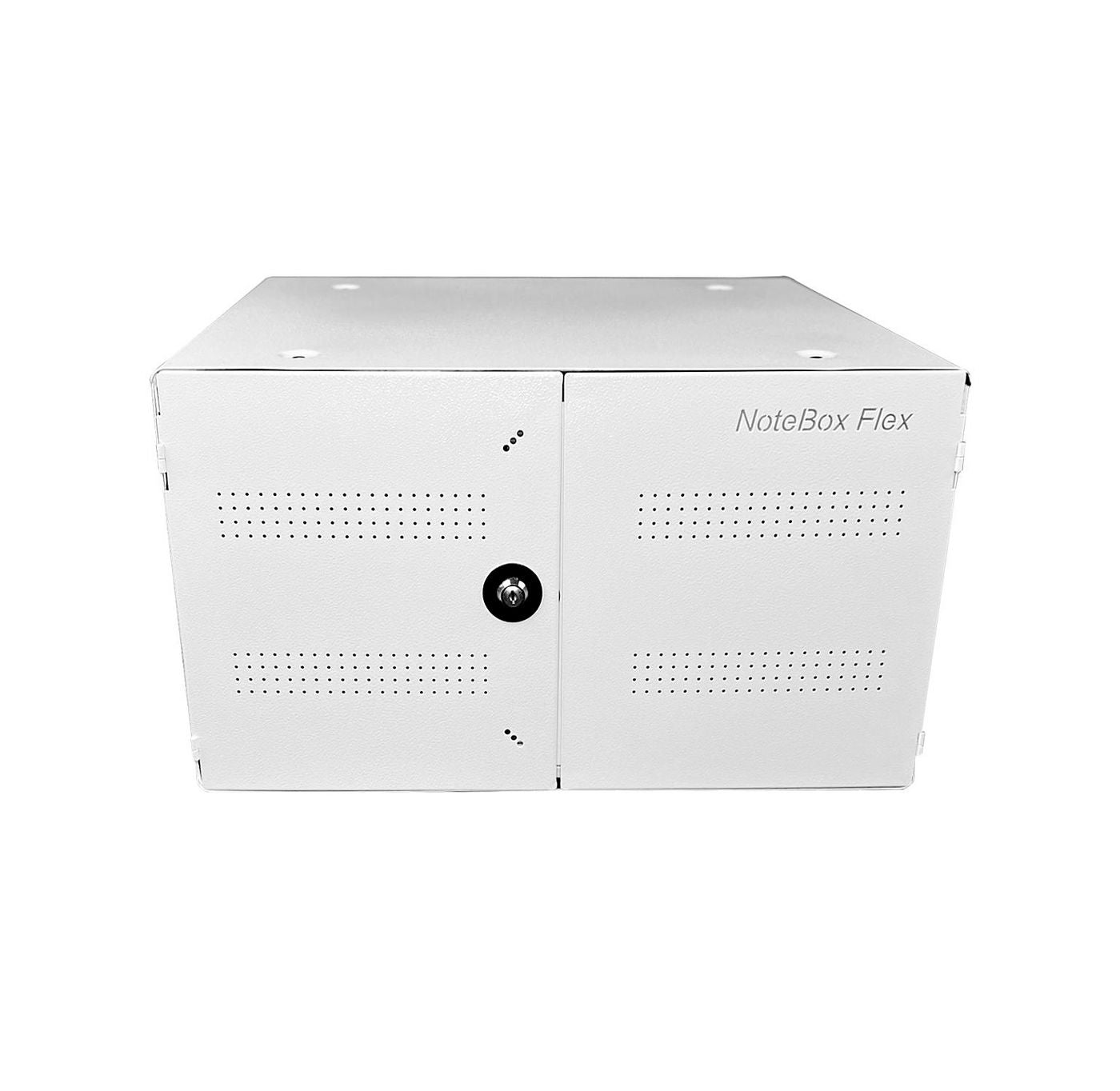 Leba NoteBox Lade-/Aufbewahrungsschrank – für 16 Geräte – USB-C, abschliessbar – Weiss
