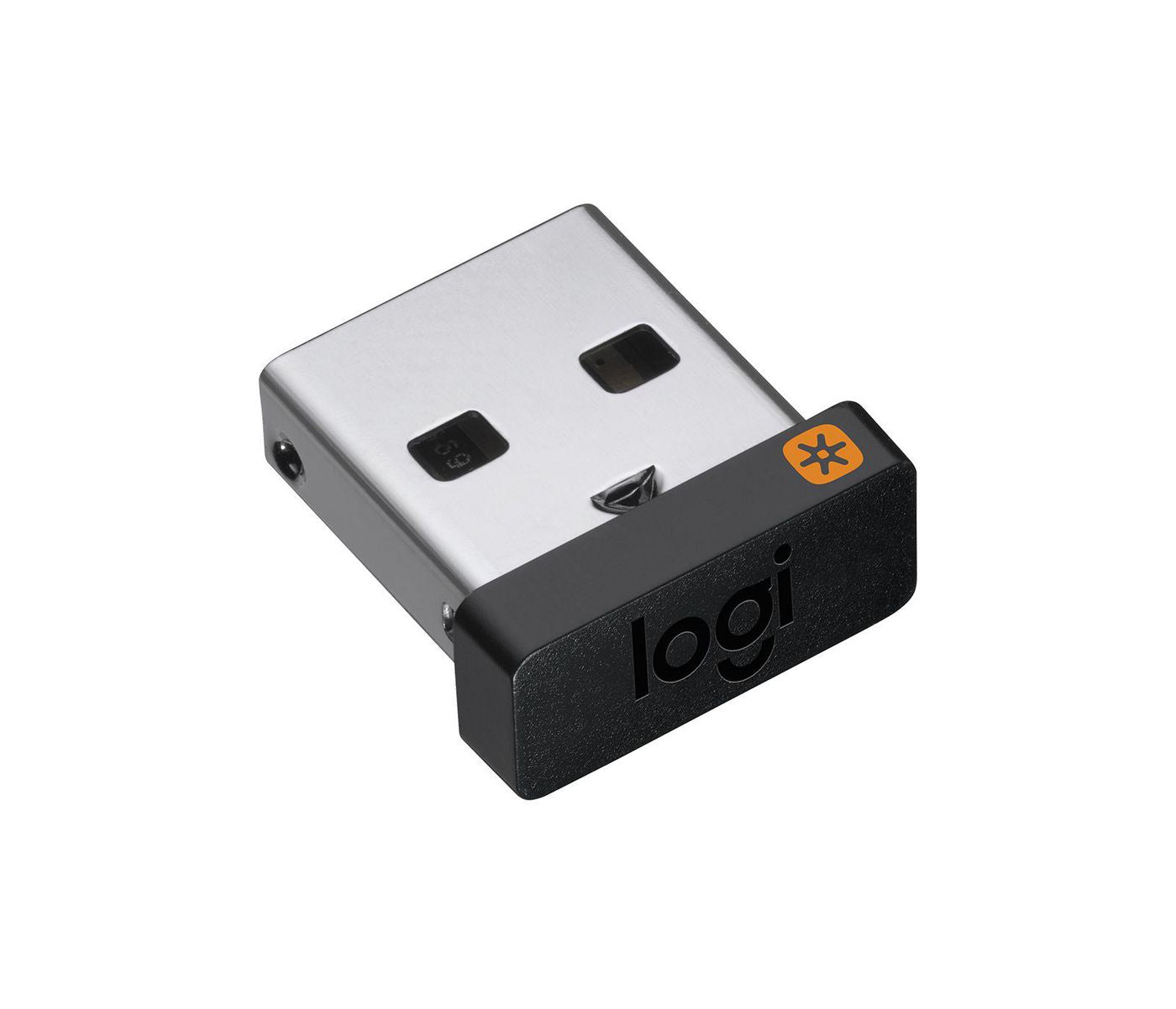 Logitech USB-Receiver – Schwarz/Silber – für Maus und Tastatur