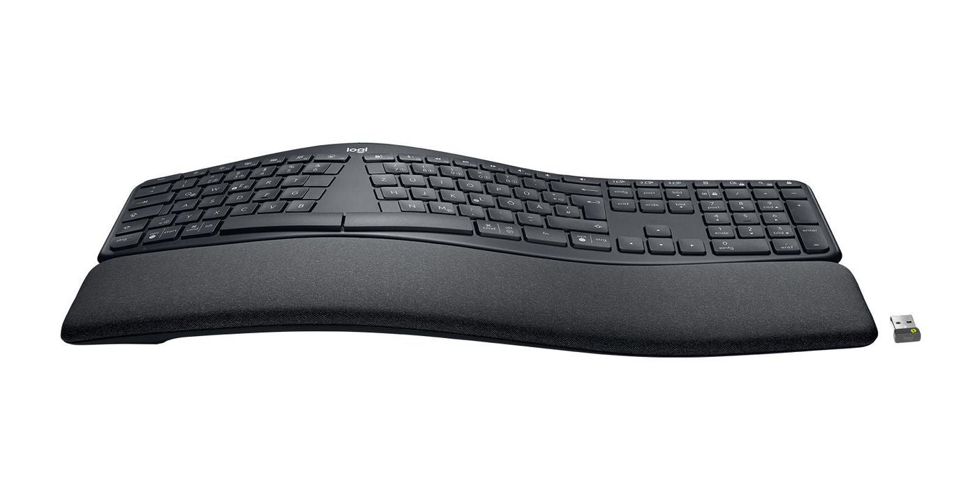 Logitech ERGO K860 – Tastatur, DE-Layout (DE), Dunkelgrau