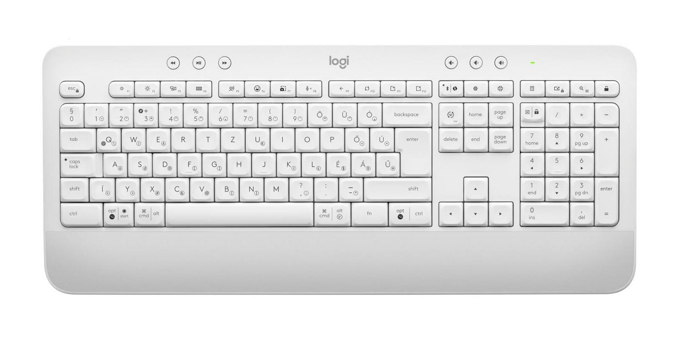 Logitech MK650 für Business – Tastatur-Maus-Set – Bluetooth & 2,4 GHz (Logi Bolt) – QWERTZ (CH) – Weiss
