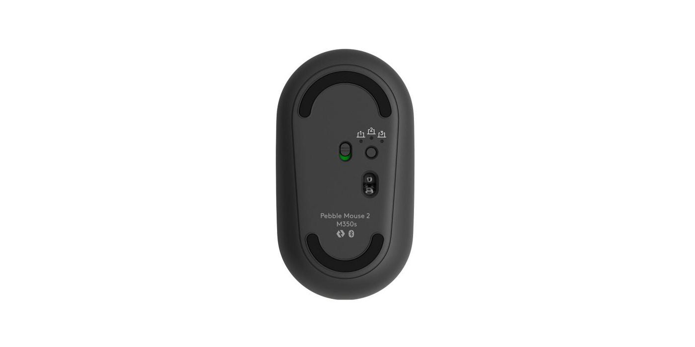 Logitech Pebble 2 Combo – Tastatur, kabellos (Bluetooth/2,4 GHz), US-Layout (EN), Grau