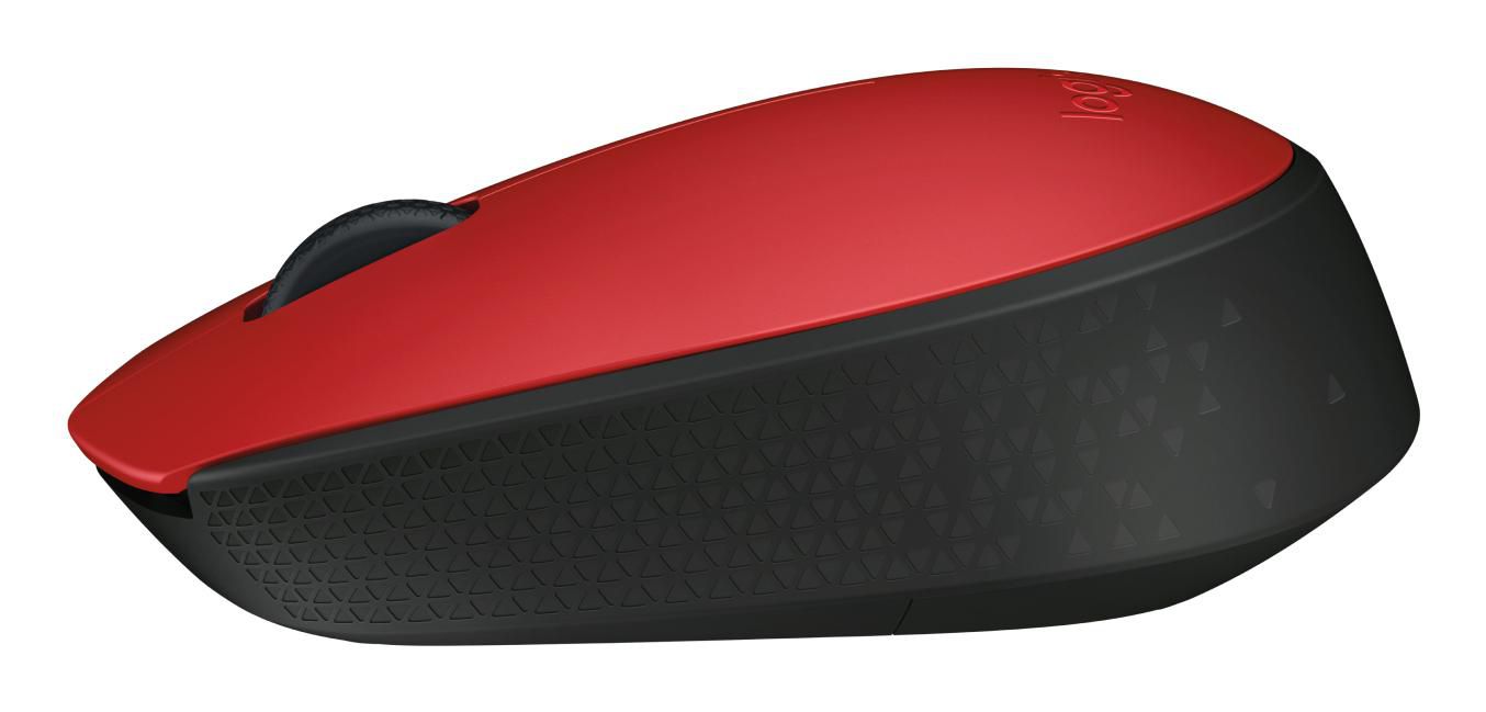 Logitech M171 Maus – Kabellos, Rot