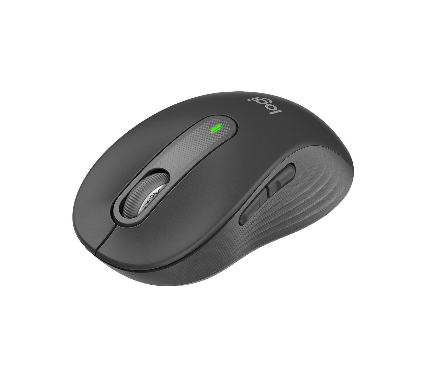 Logitech M650 Maus – Kabellos, für Rechtshänder, für mittelgrosse Handflächen, Graphit