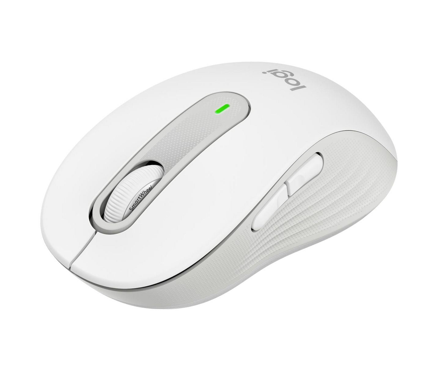 Logitech M650 für Business Business-Maus – für Rechtshänder, für mittlere Handflächen, Weiss