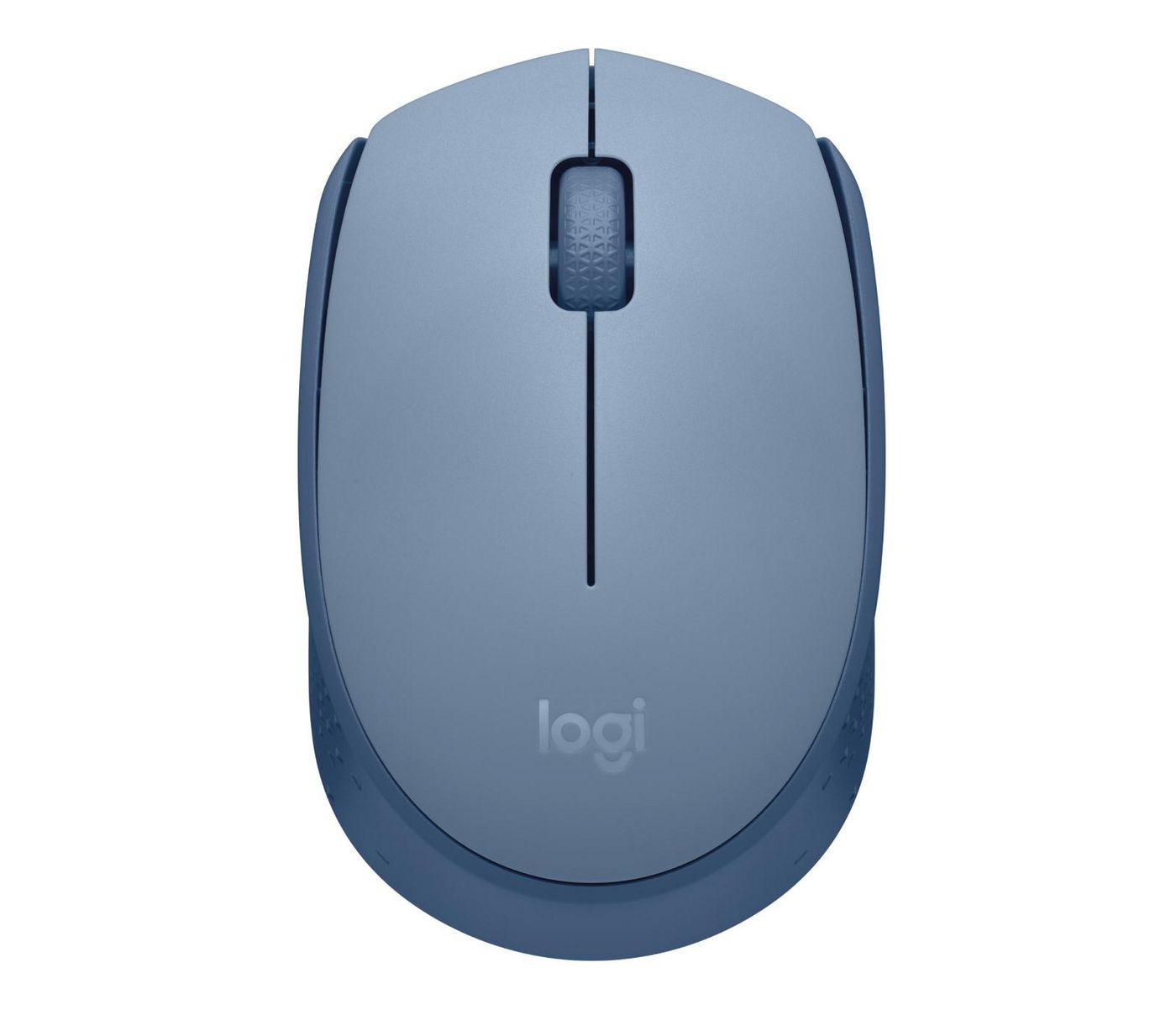 Logitech M171 Maus – Kabellos, Blaugrau