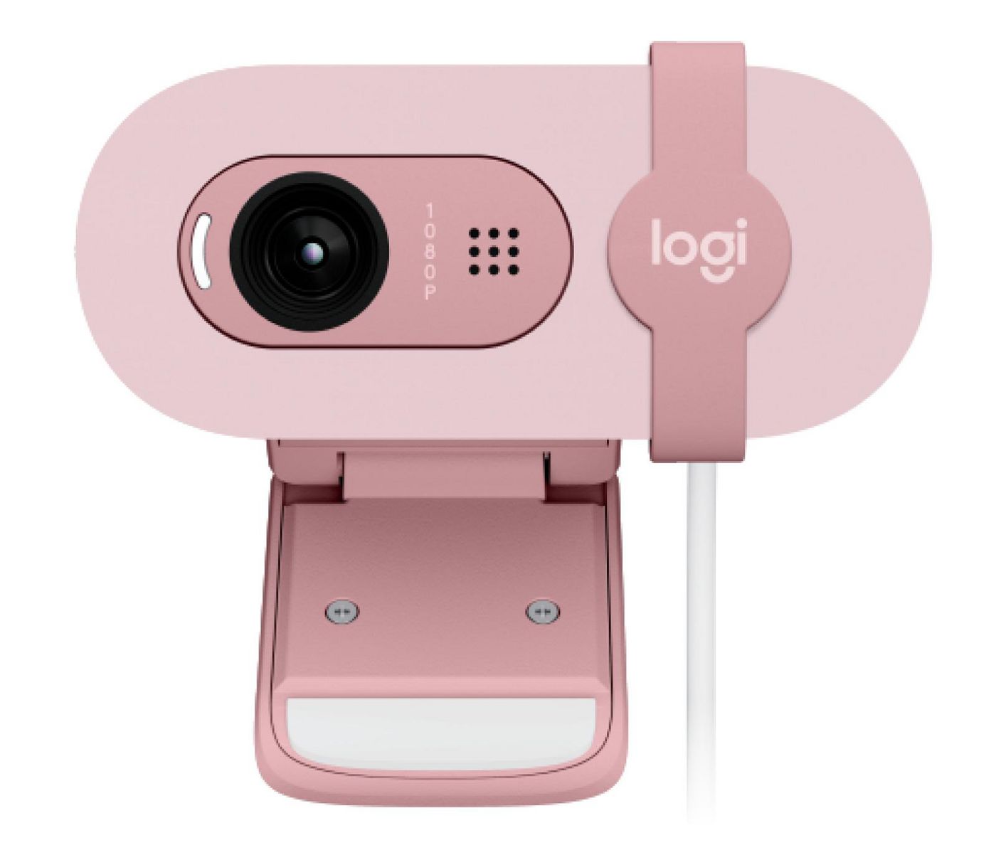Logitech Brio 100 – Webcam – Full HD 1080p, USB, Rosa