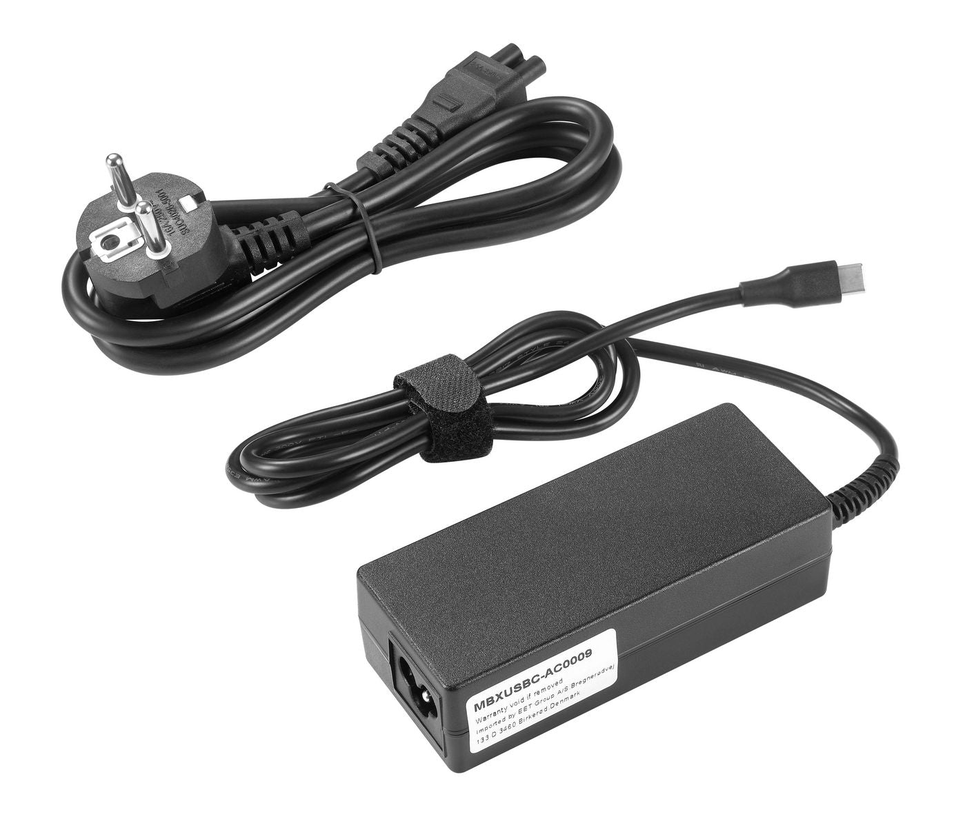 CoreParts USB-Ladegerät 65 W – USB-C×1 – PD 3.0, EU-Stecker (Typ F) – Schwarz