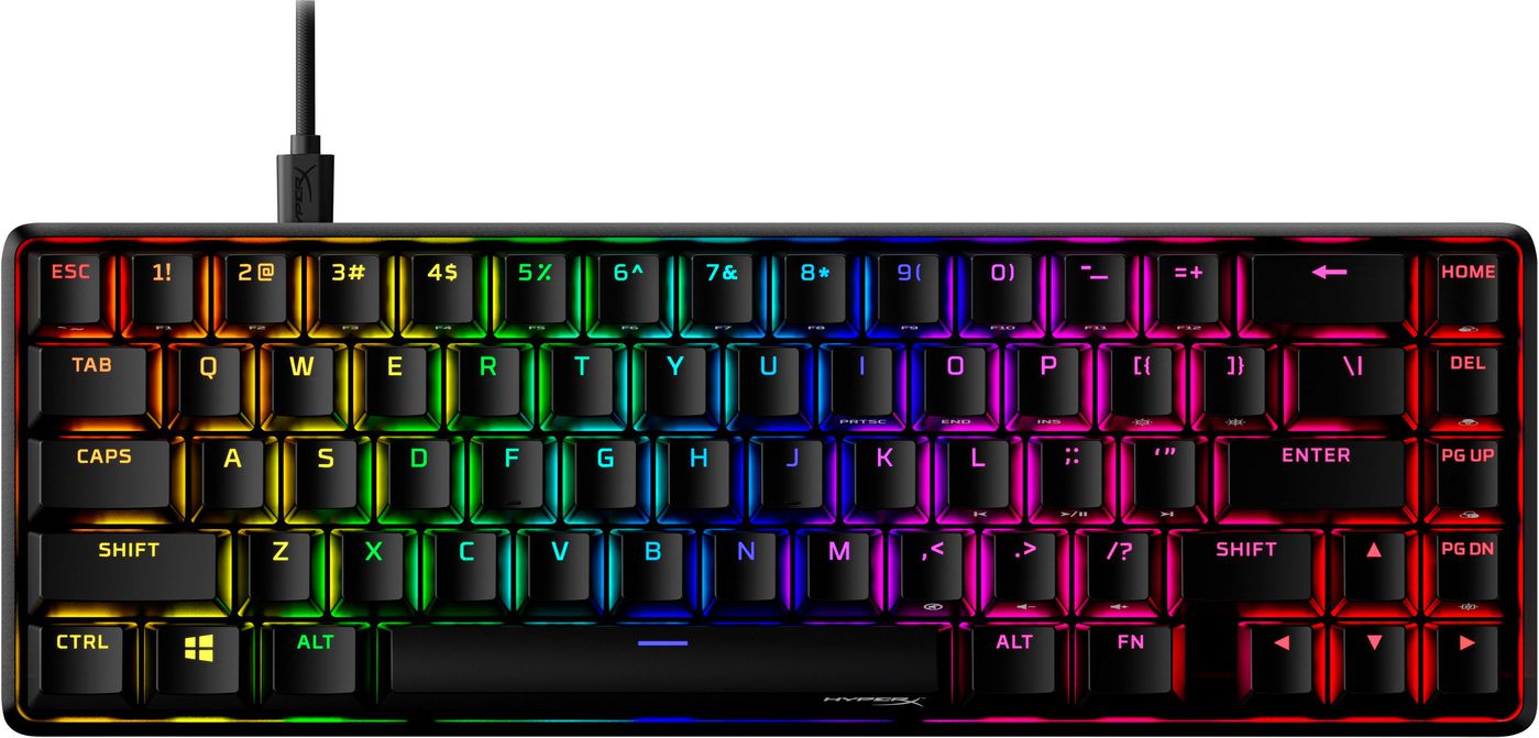 HyperX Alloy Origins 65 – Mechanische Gaming-Tastatur 65% – HyperX Red – USB-C – RGB – QWERTY (US-INT)