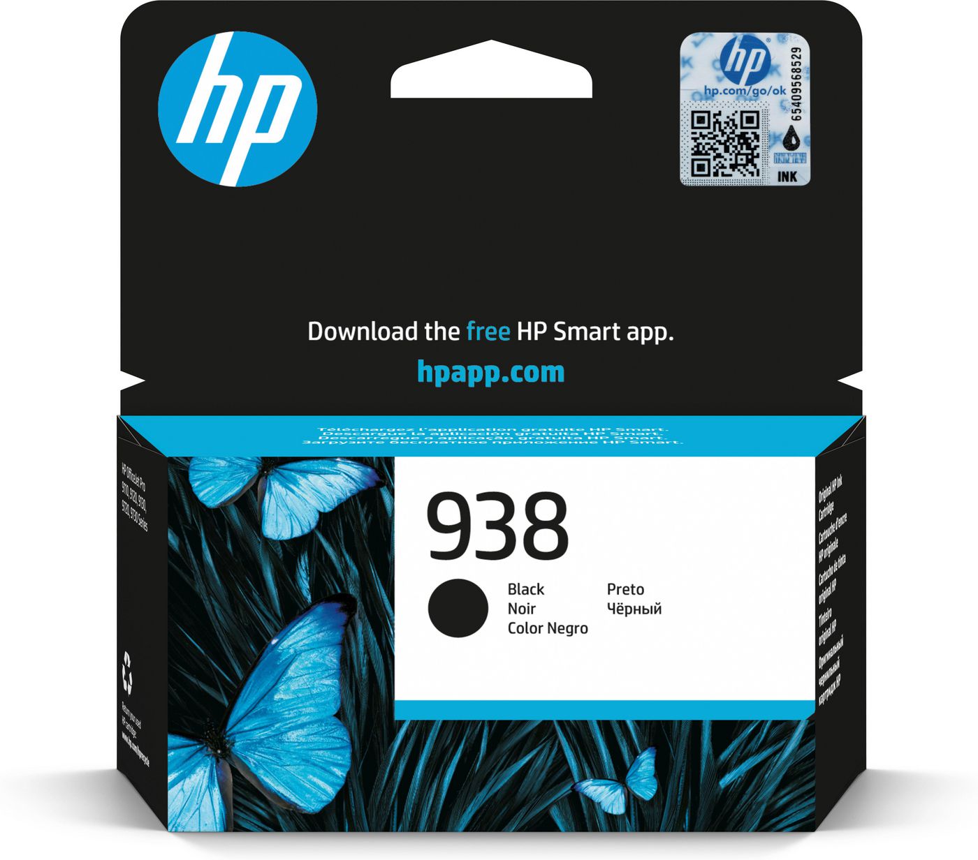 HP Tintenpatrone 938, Schwarz, Original