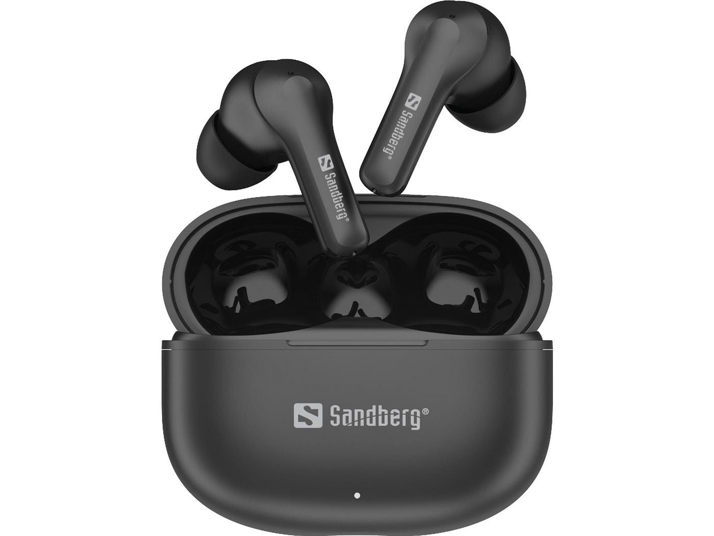 Sandberg Play'n Go 126-51 TWS In-Ear – Stereo, TWS, mit Ladecase, Schwarz, BT 6.0