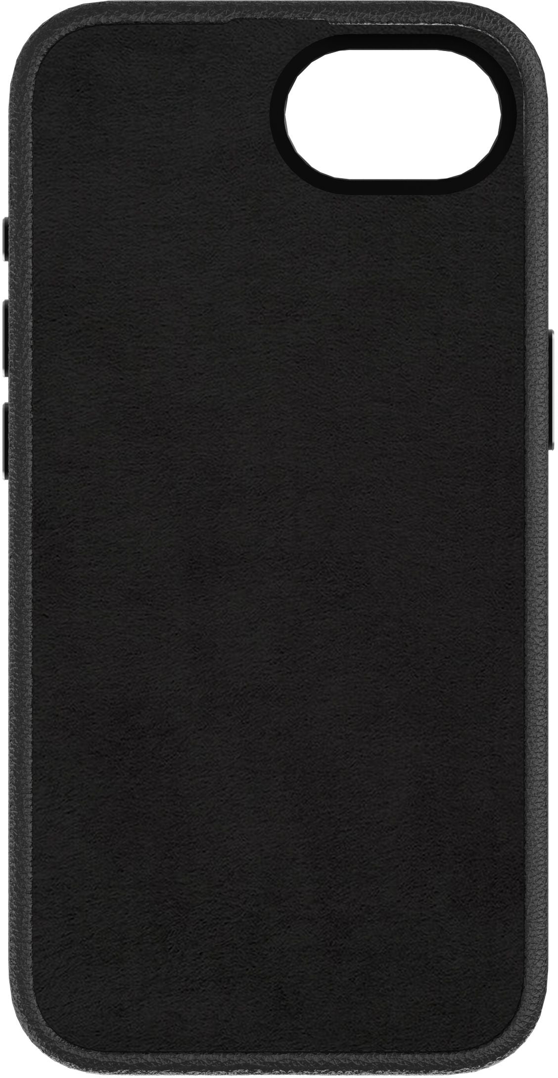 eSTUFF INFINITE (GRS) RIGA Backcover – für Apple iPhone, PC+Silikon, Schwarz