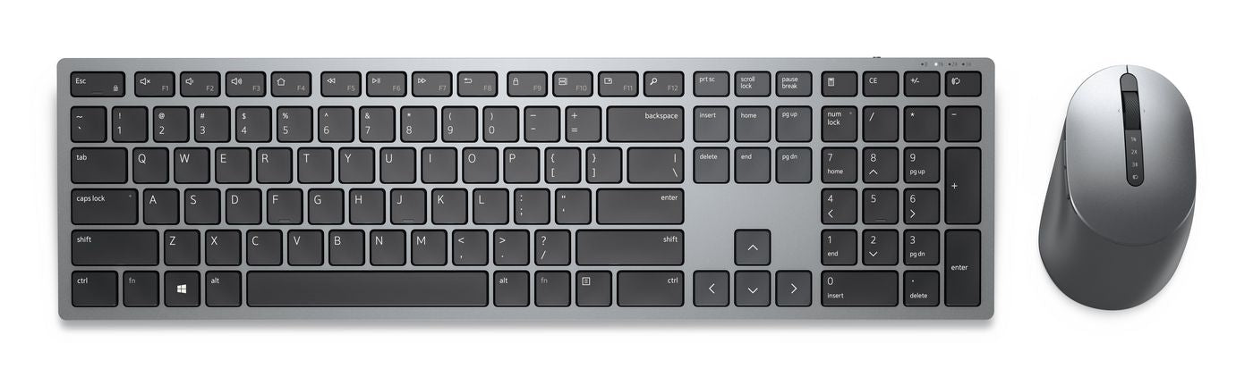 DELL KM7321W – Tastatur-Maus-Set – Bluetooth & 2,4 GHz – QWERTY (RU) – Grau