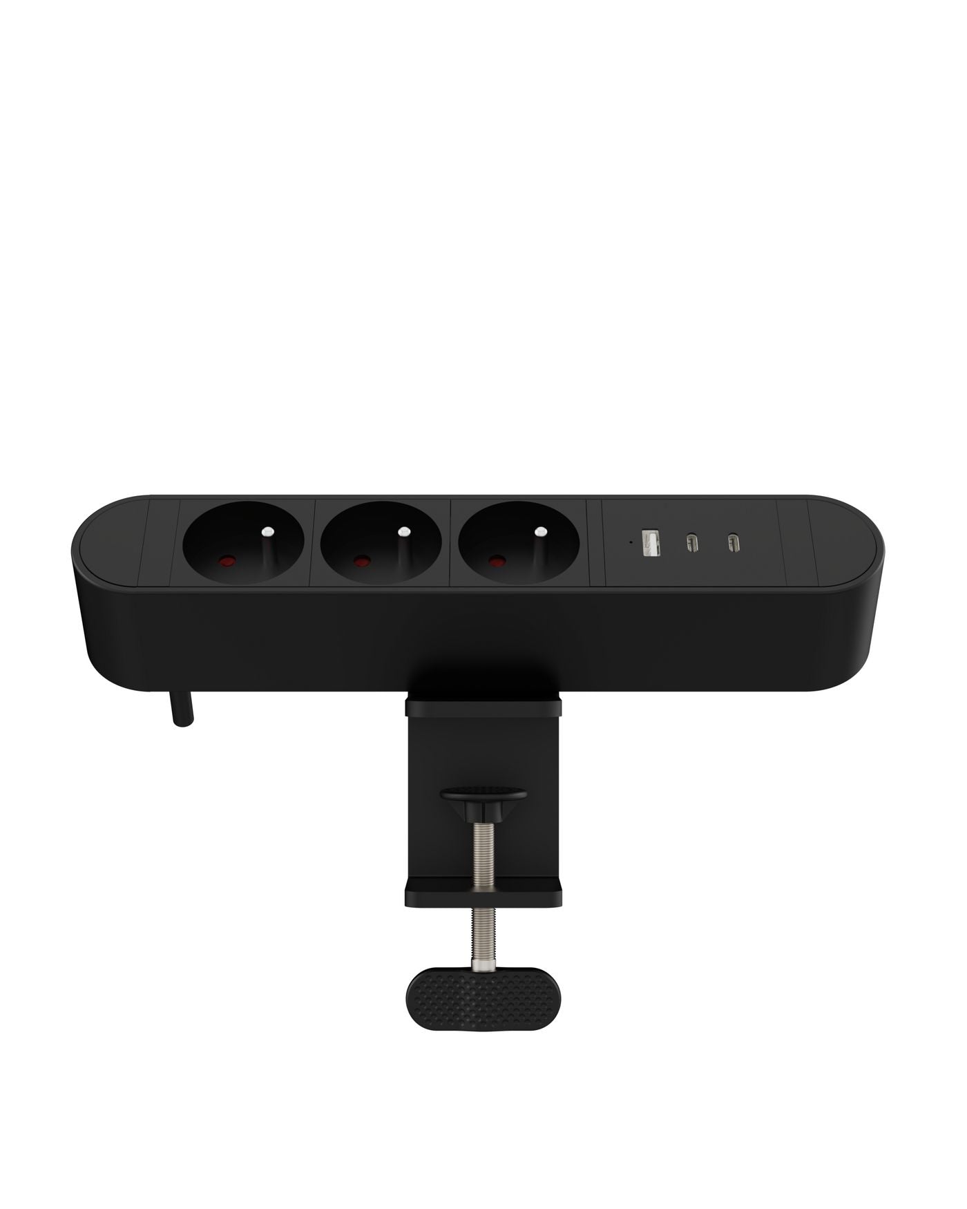 Microconnect Multi Desktop Steckdosenleiste 3 – 3× Typ E, USB‑A/C, 30 W, 1,8 m
