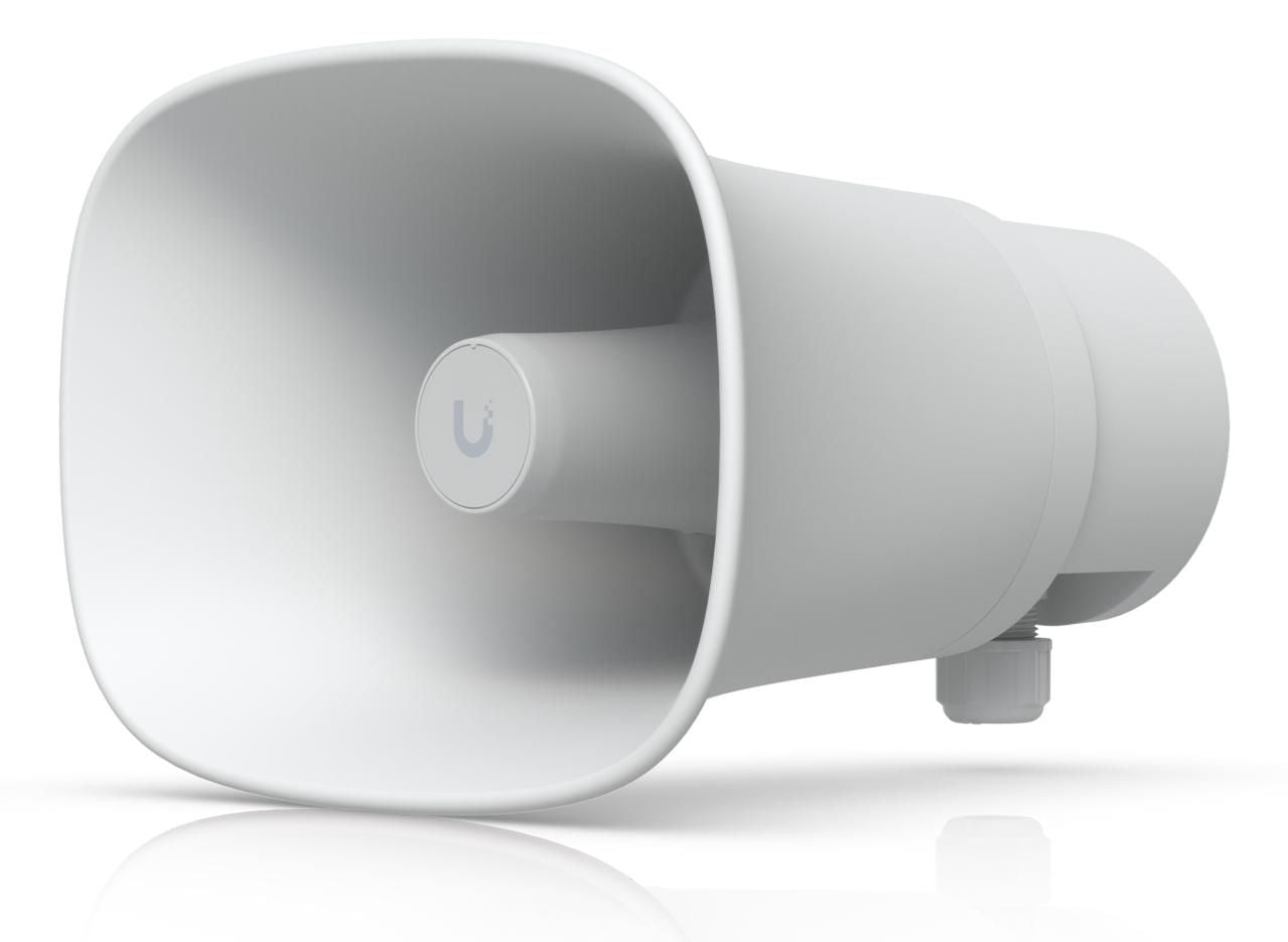 Ubiquiti Netzwerklautsprecher (PoE) – Hornlautsprecher, Outdoor, 120 dB