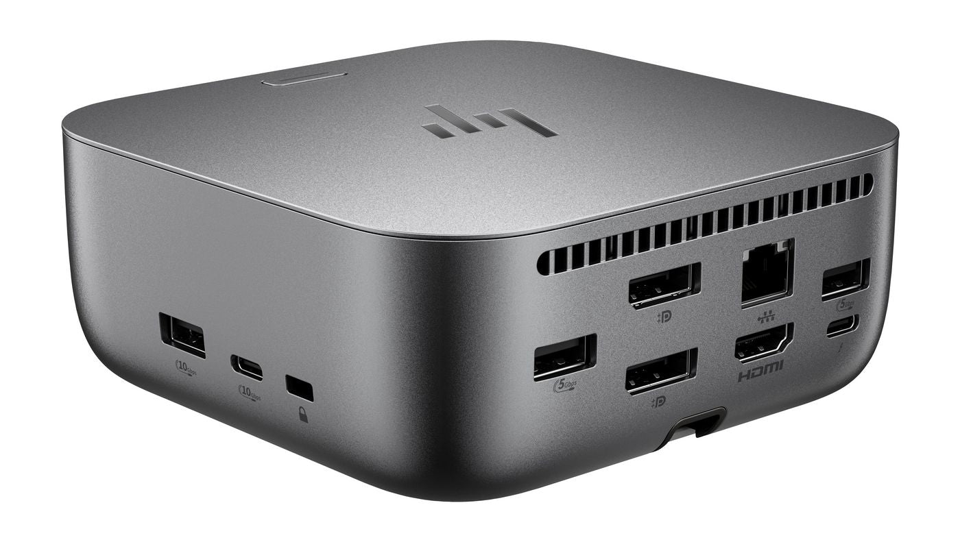 HP G6 Dockingstation – Thunderbolt 4, 2× DP, 1× HDMI, 3× USB-A, 2× USB-C, 100 W PD, 2,5GbE