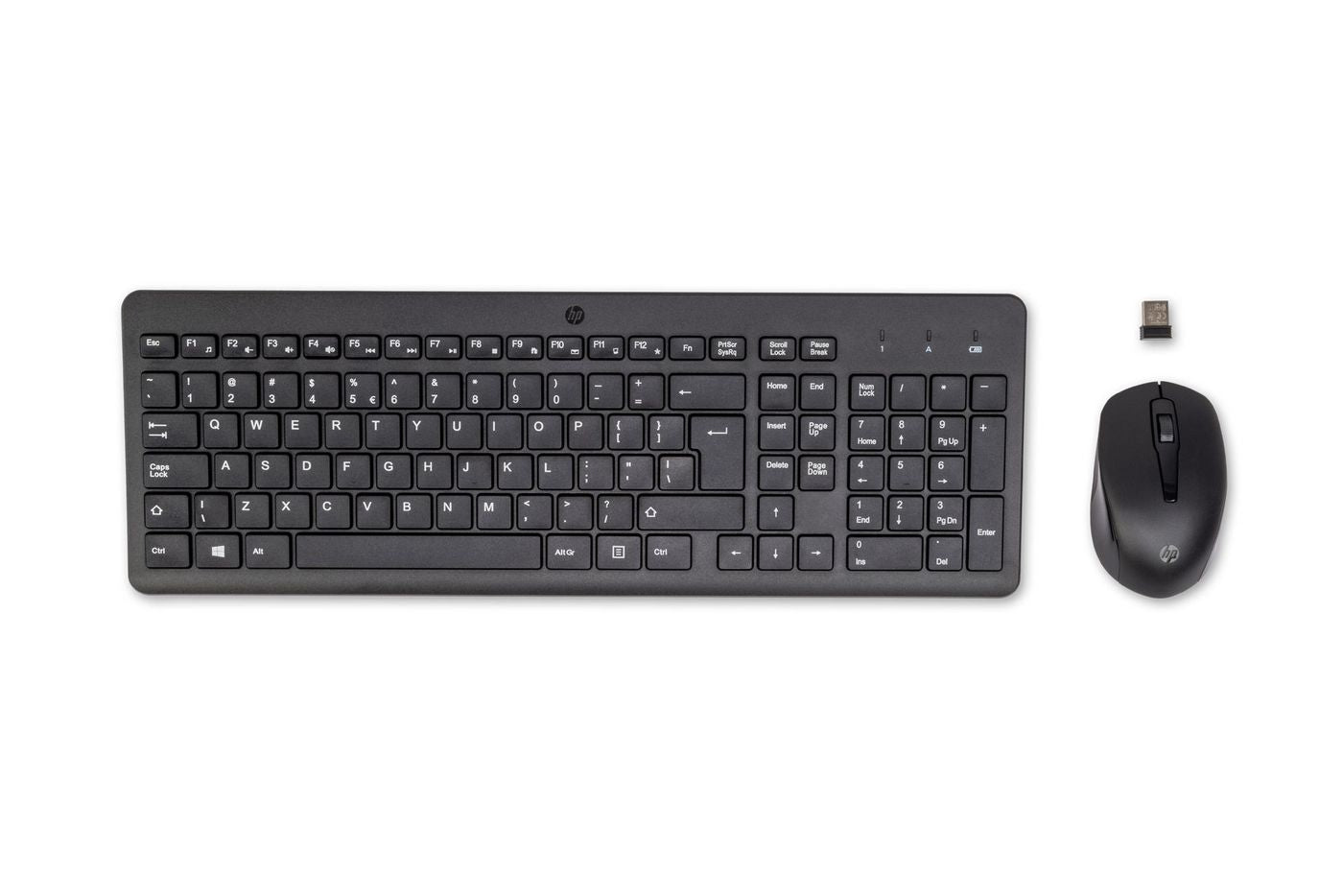 HP 330 – Tastatur- und Maus-Set – 2,4 GHz – QWERTY (US-INT) – Schwarz