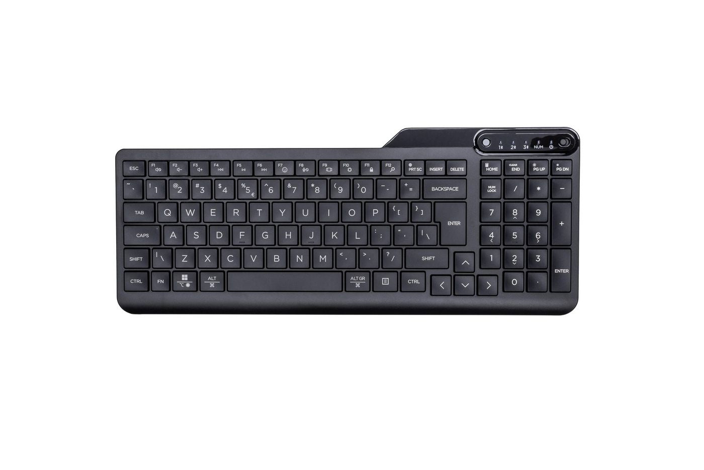 HP 460 Multi-Device – Tastatur – Mechanisch – Bluetooth 5.3 – Auslaufsicher – Schwarz