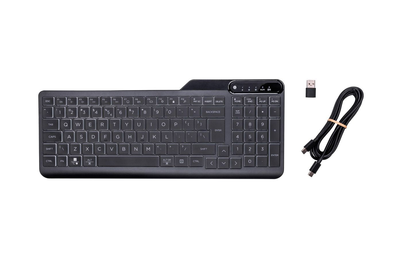 HP 400 – Tastatur, kabelgebunden (USB-A/USB-C), US-Layout (EN) – für Windows, macOS & ChromeOS