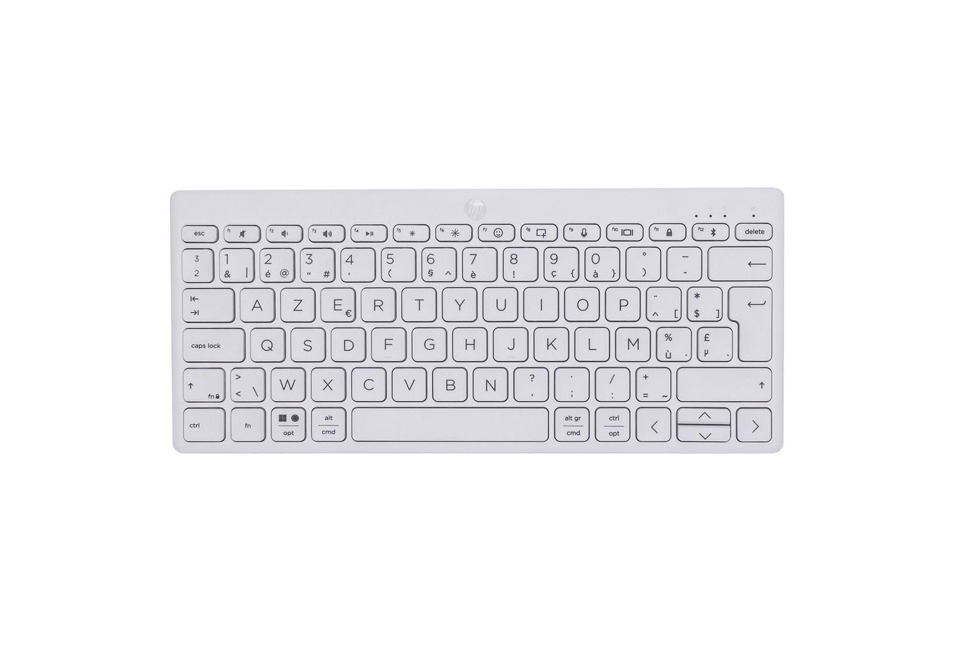 HP 350 Compact Multi-Device – Tastatur, kabellos (Bluetooth) – für Windows, macOS & iPadOS u. a.