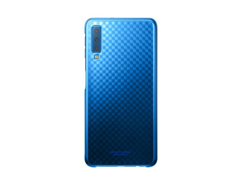 Samsung Gradation – Backcover – für Samsung Galaxy A7 (2018), Blau, stossfest, kratzresistent