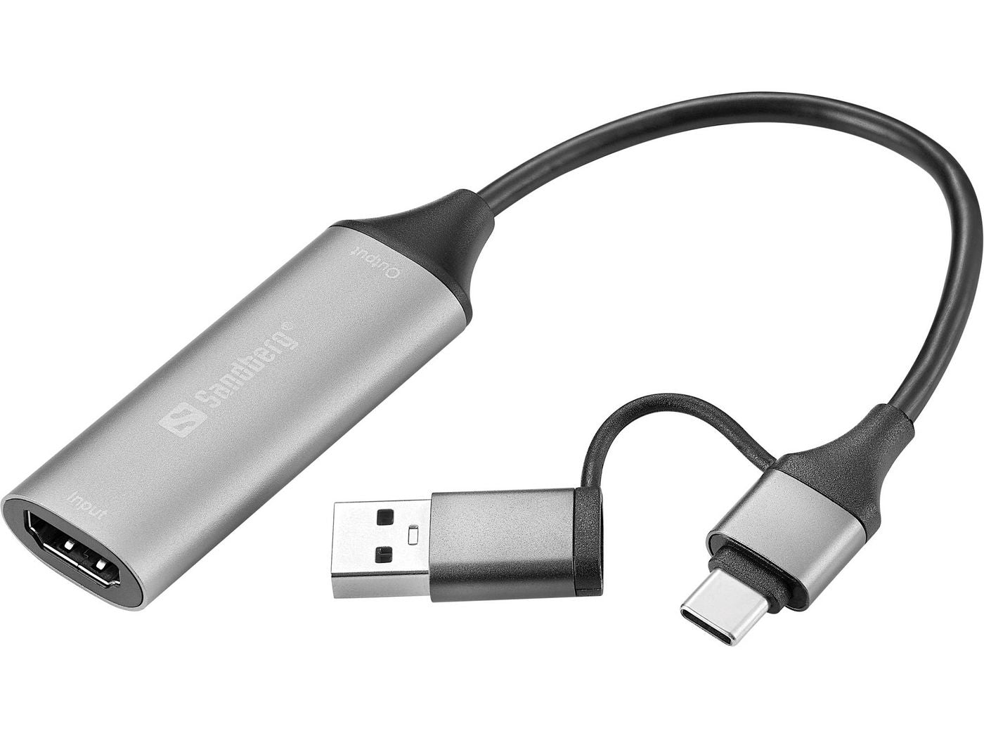Sandberg HDMI auf USB-C + USB-A Multiport-Adapter