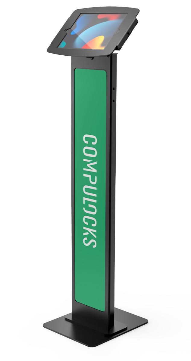 Compulocks Tablet-Bodenständer für Apple iPad 10,2" (2019) – abschliessbar, neigbar – Aluminium, schwarz