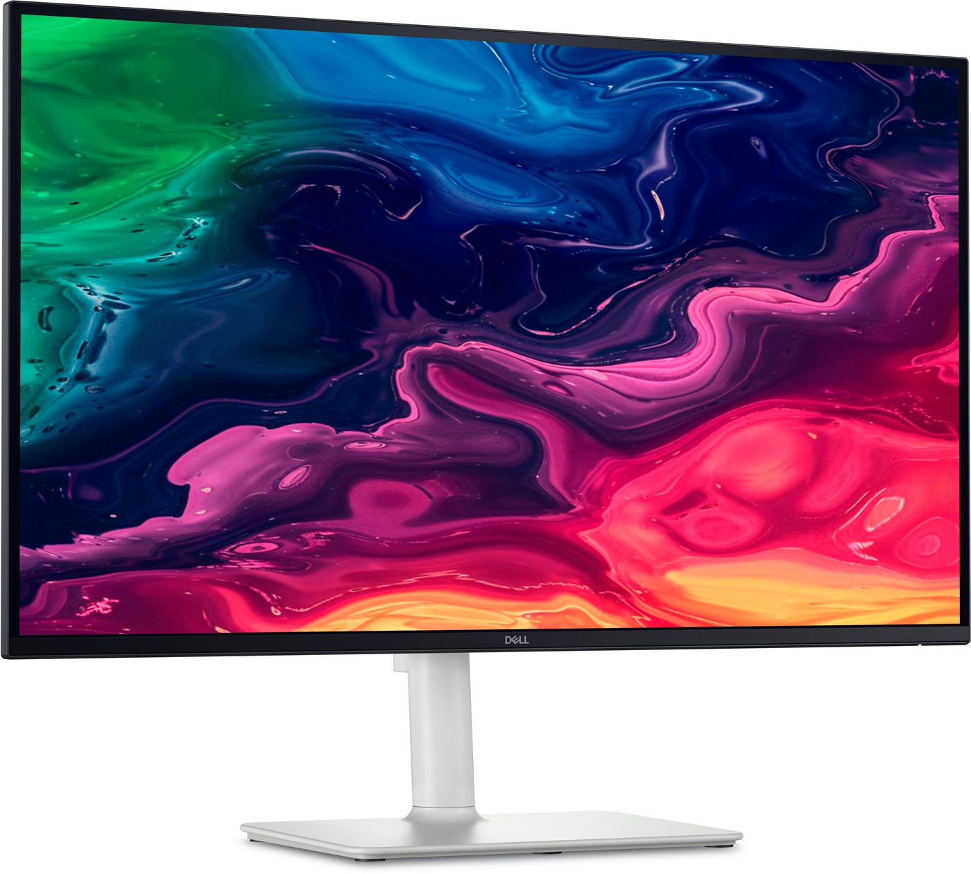DELL Monitor, 27" 3840 × 2160 (UHD 4K), LCD, Silber