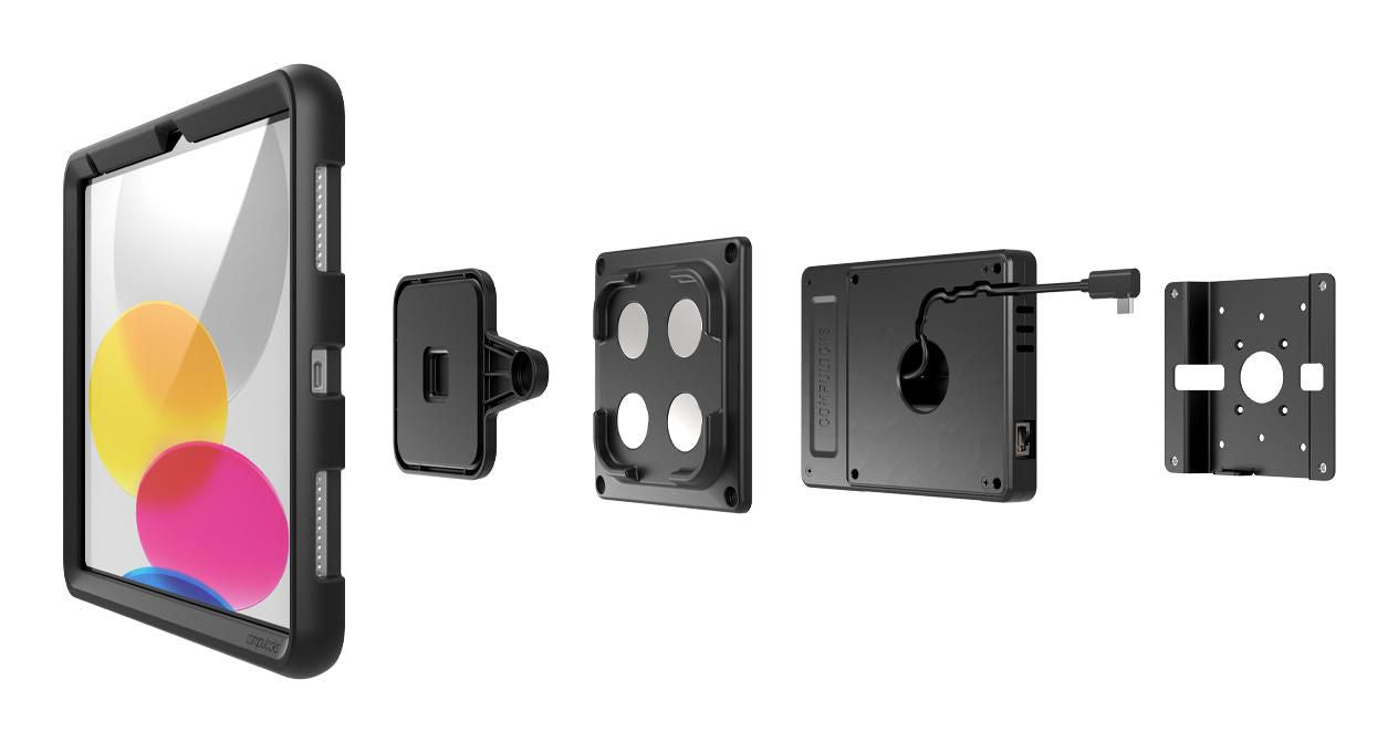 Compulocks Tablet-Wandhalterung – für Tablets – magnetisch, horizontal/vertikal – Schwarz