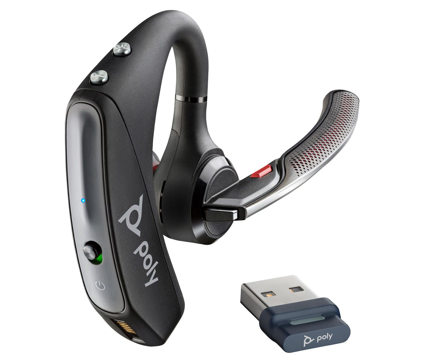 POLY Voyager 5200 UC – Headset – Bluetooth – inkl. Ladegerät