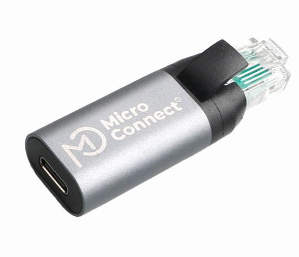 Microconnect MC-USBCFRJ45 Netzwerkadapter USB-C zu RJ-45