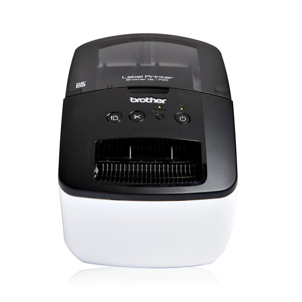 Brother QL-700 – Etikettendrucker (Thermodirekt), 62 mm, 300×300 dpi, 150 mm/s, USB, DK