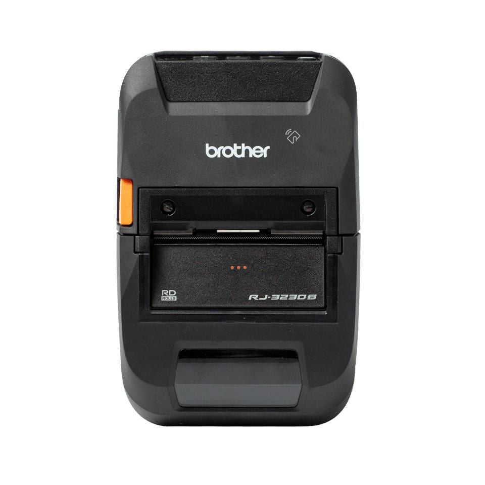 Brother RJ3230BL – Etikettendrucker, Thermodirekt, WLAN, Bluetooth, 203 dpi, 127 mm/s, für Etiketten bis 72 mm