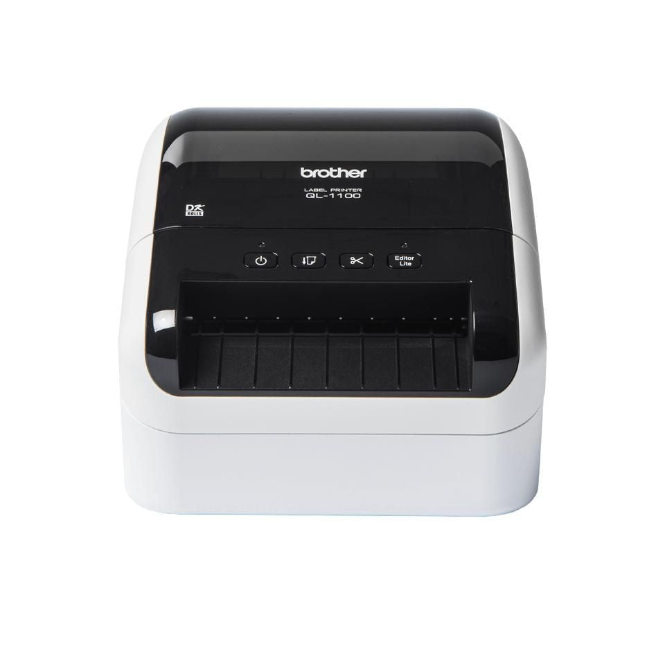 Brother QL-1100C – Etikettendrucker, Thermodirekt, bis 110 mm, USB, 300 × 300 dpi