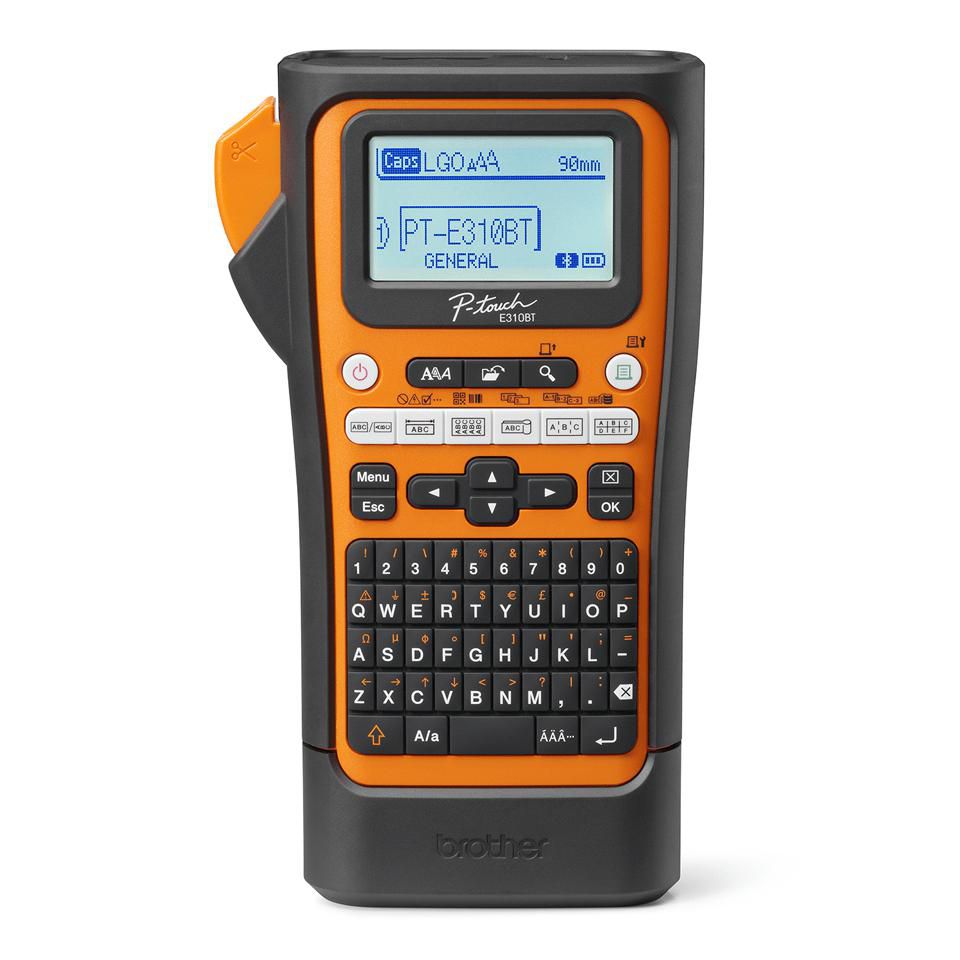 Brother PT-E310BTVP – Beschriftungsgerät, TZe/HSe bis 15,8 mm, 180×180 dpi, 20 mm/s, USB/Bluetooth
