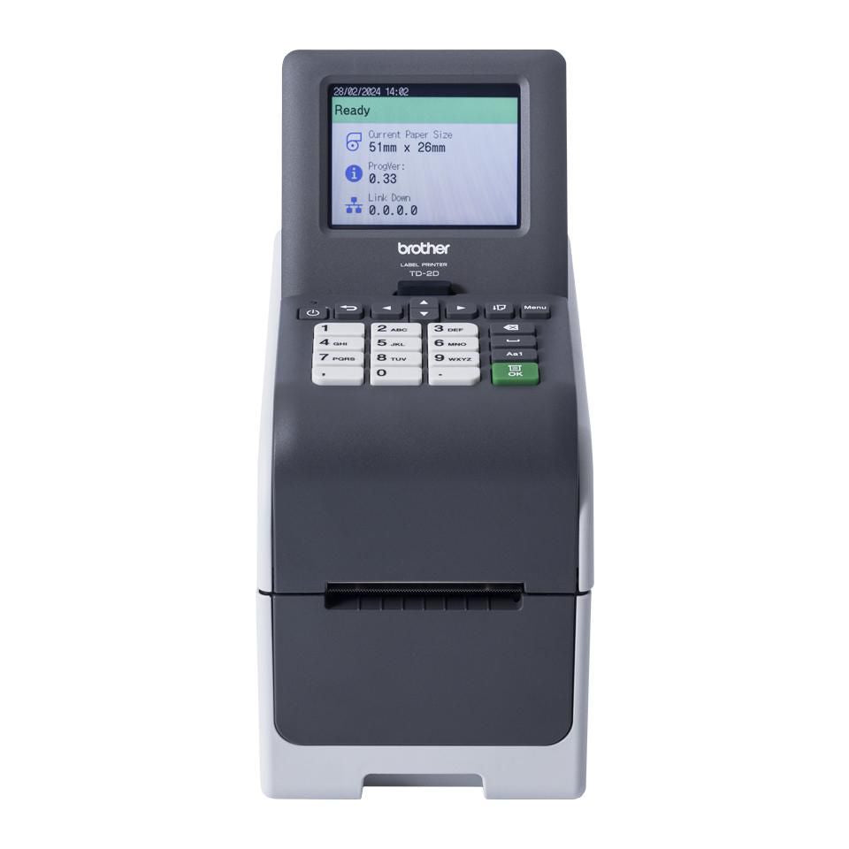 Brother Etikettendrucker, Thermodirekt, bis 50,8 mm, USB, LAN, 203 dpi