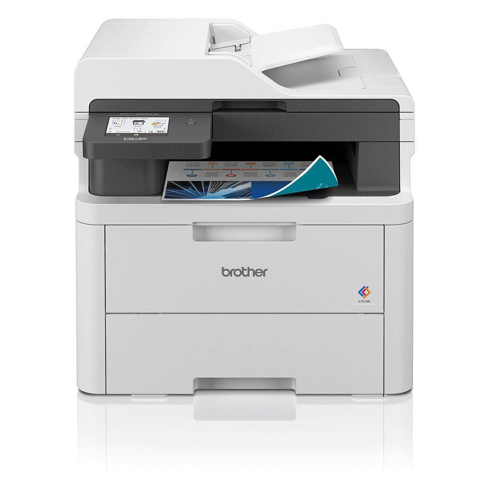 Brother DCP-L3555CDWRE1 – Farbiges Laser-MFP A4, 3-in-1 – USB/LAN/WLAN – Duplex, ADF – 26 Seiten/Min S/W, 26 Seiten/Min Farbe