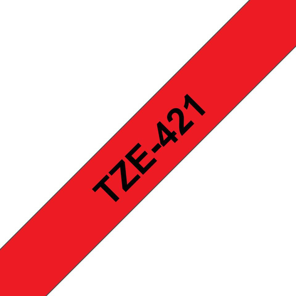 Brother Schriftband – 9 mm × 8 m, rot, schwarz