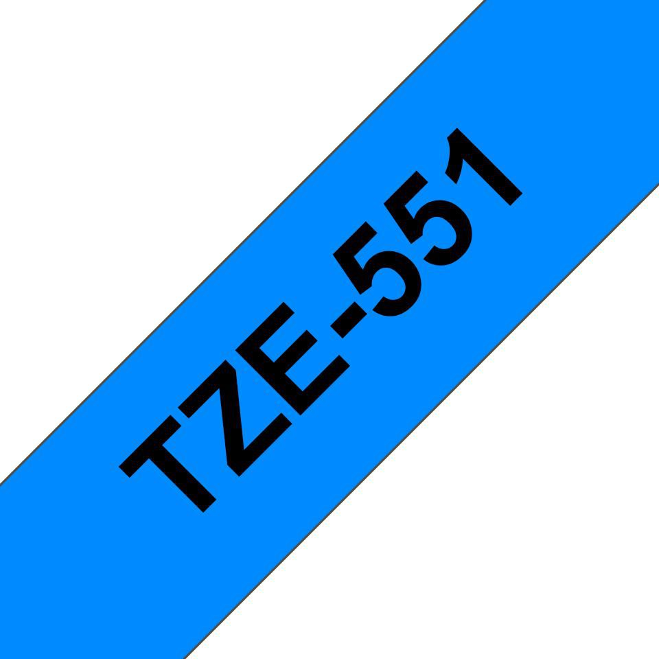 Brother Schriftband – 24 mm × 8 m, blau, schwarz