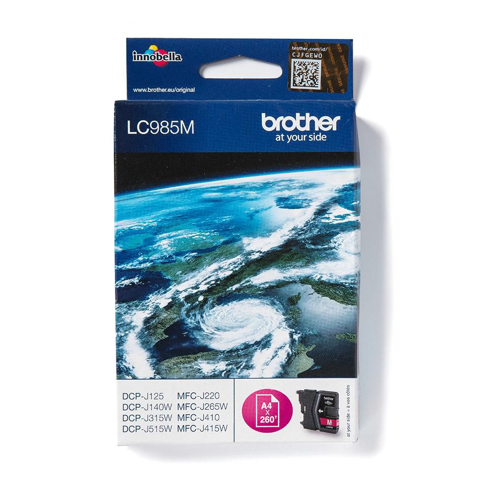 Brother LC985M Magenta Tintenpatrone (Original) – für MFC‑J220/265W/410/415W, DCP‑J125/140W/315W/515W