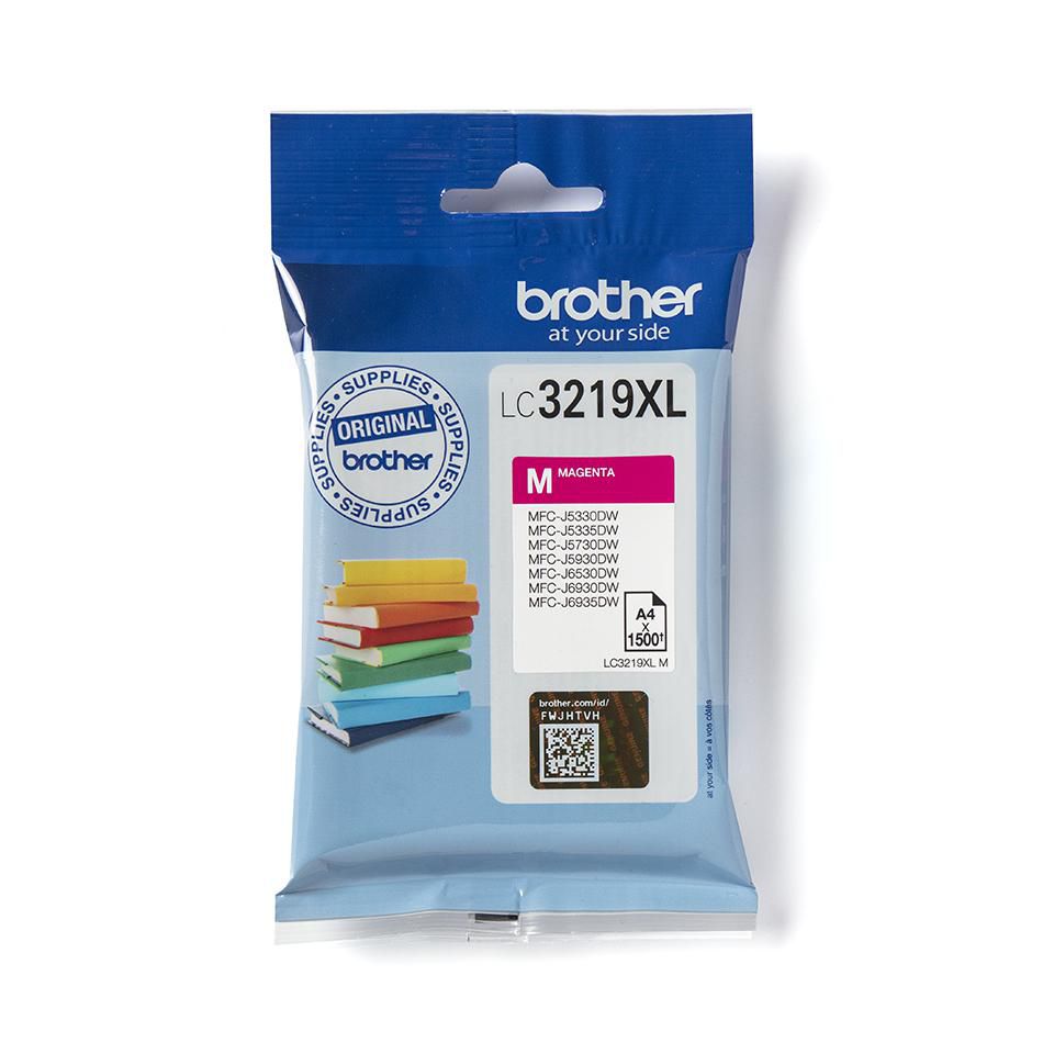 Brother LC-3219XLM Magenta Tintenpatrone (Original) – 1'500 Seiten – für MFC-J5330DW/MFC-J5335DW