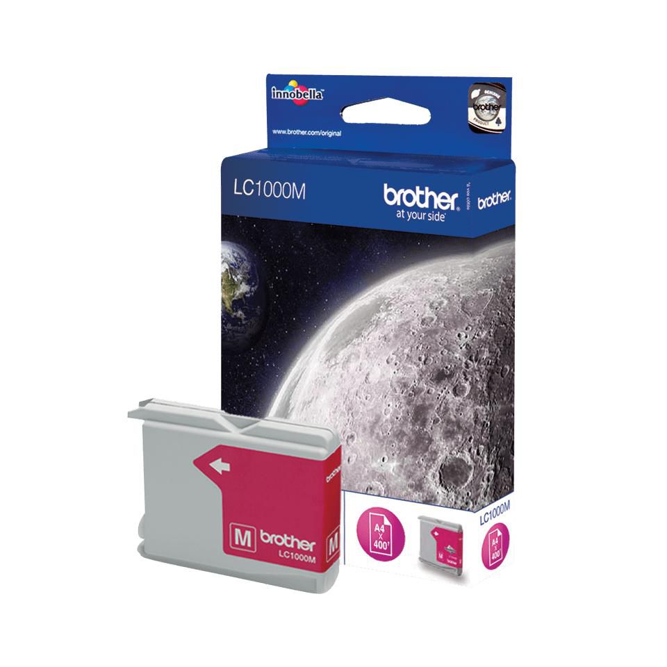 Brother LC1000M Magenta Tintenpatrone (Original) – 11 ml – für FAX-1355, DCP-130C/350C, MFC-465CN