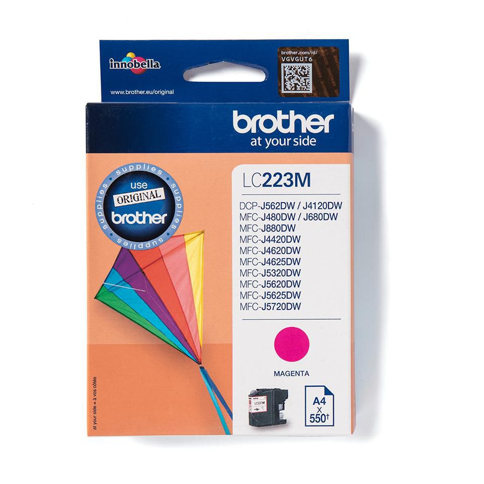 Brother LC-223M Magenta Tintenpatrone (Original) – 11 ml – für MFC-J4420DW/MFC-J4625DW