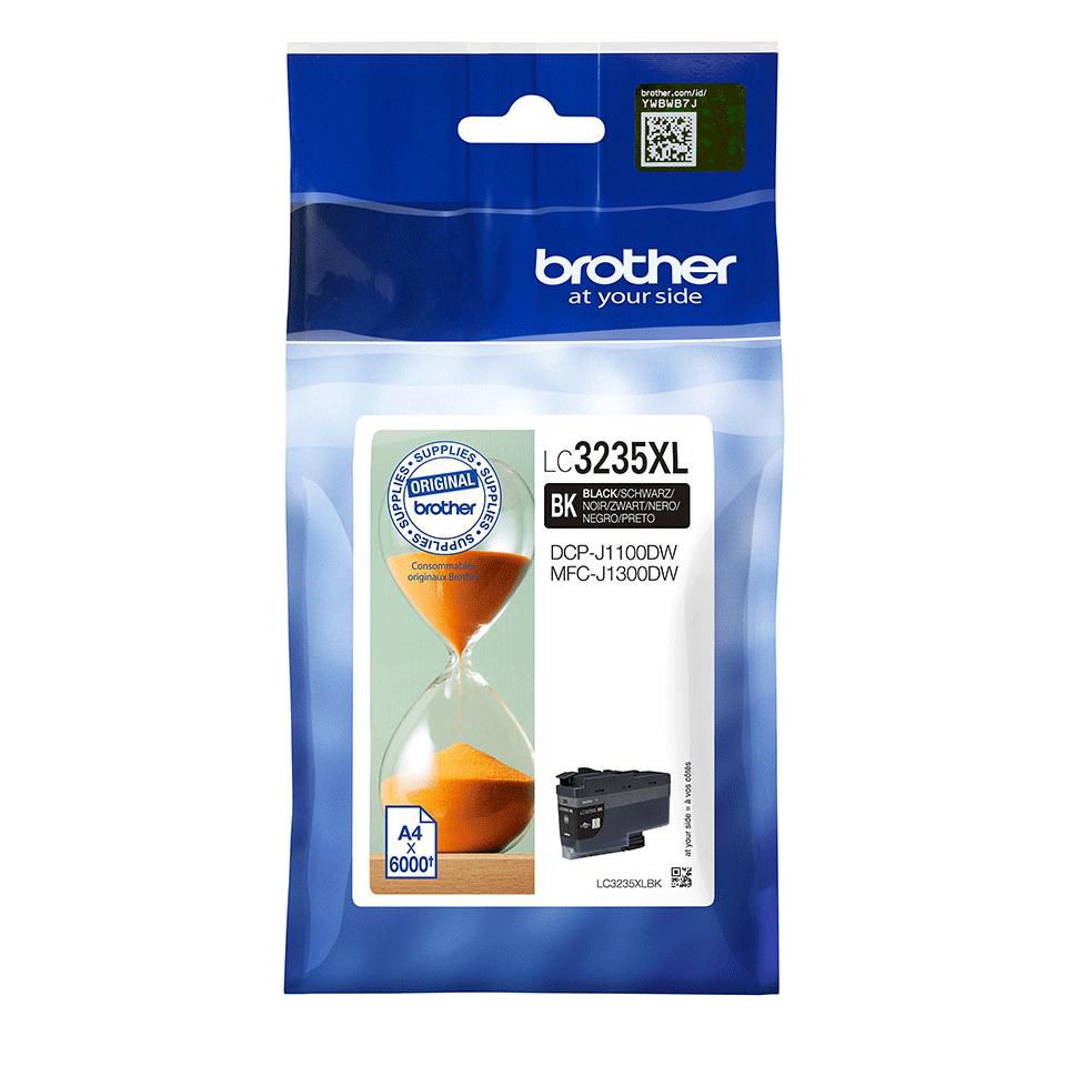 Brother Schwarze Tintenpatrone (Original) – 6'000 Seiten – für DCP-J1100DW, MFC-J1300DW