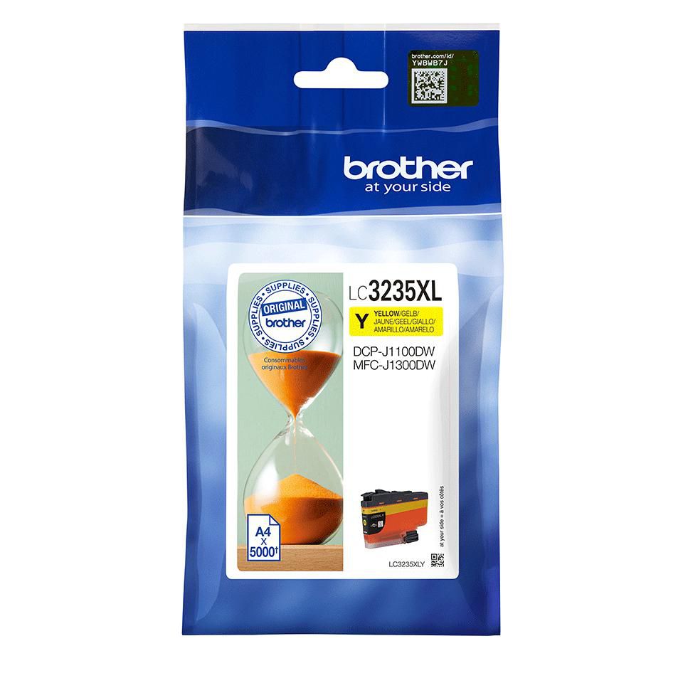 Brother Gelbe Tintenpatrone (Original) – 5'000 Seiten – für DCP-J1100DW, MFC-J1300DW