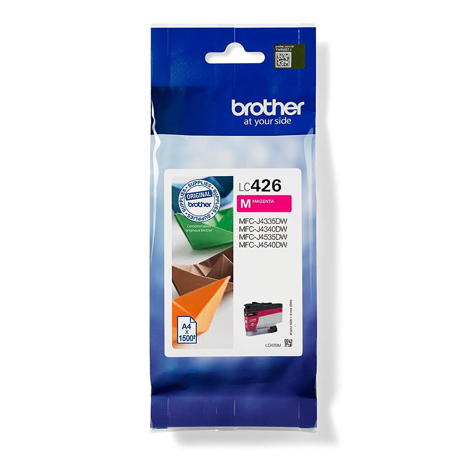 Brother LC-426M Magenta Tintenpatrone (Original) – 1'500 Seiten – für MFC-J4540DWXL