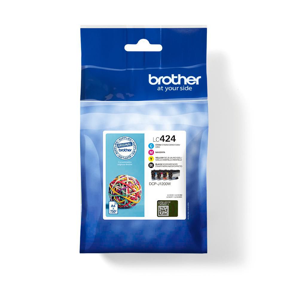 Brother Tintenpatronen-Multipack, CMYK, 4er-Pack, Original