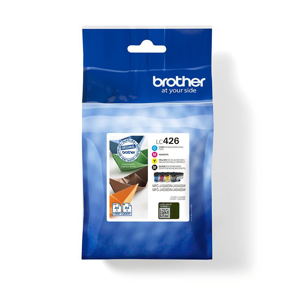 Brother Tintenpatronen-Multipack CMYK, 4er-Pack, Original