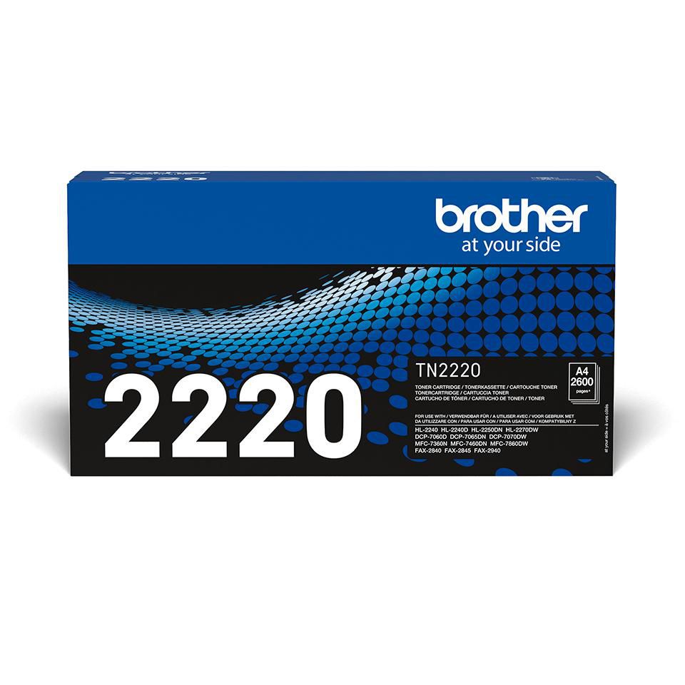 Brother Toner TN-2220 – schwarz, 2600 Seiten – für Brother HL-2240/HL-2240D/HL-2250DN und andere